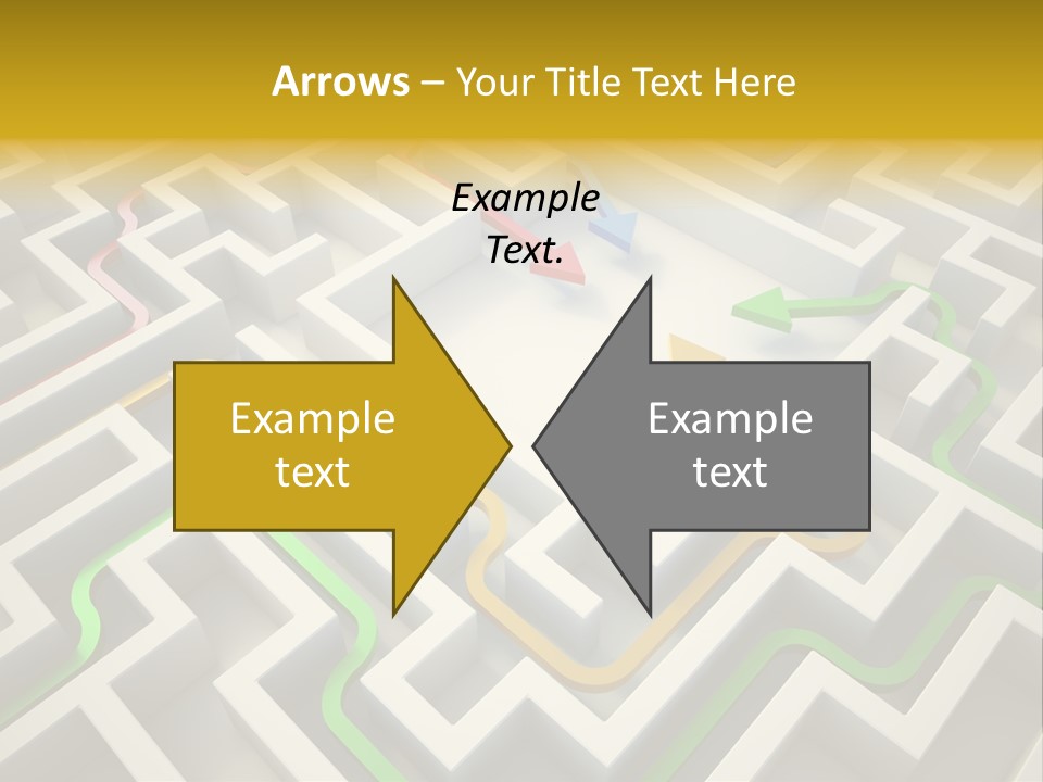 Decision Shape Technology PowerPoint Template