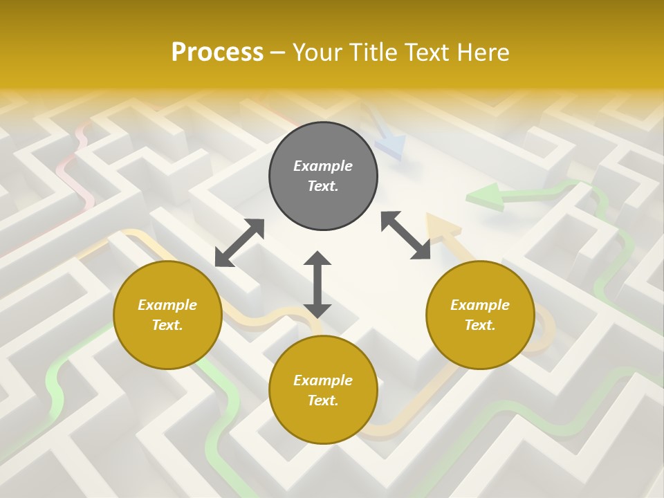 Decision Shape Technology PowerPoint Template