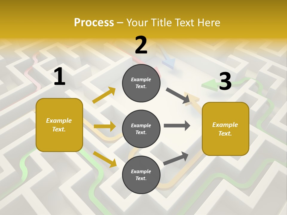 Decision Shape Technology PowerPoint Template
