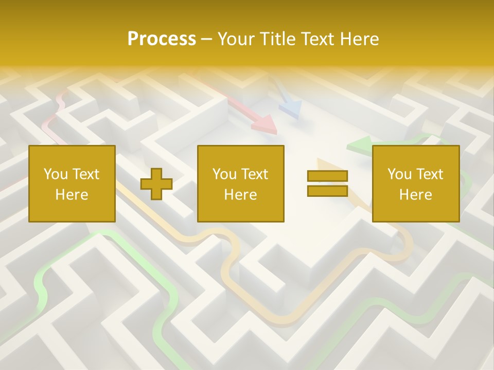 Decision Shape Technology PowerPoint Template