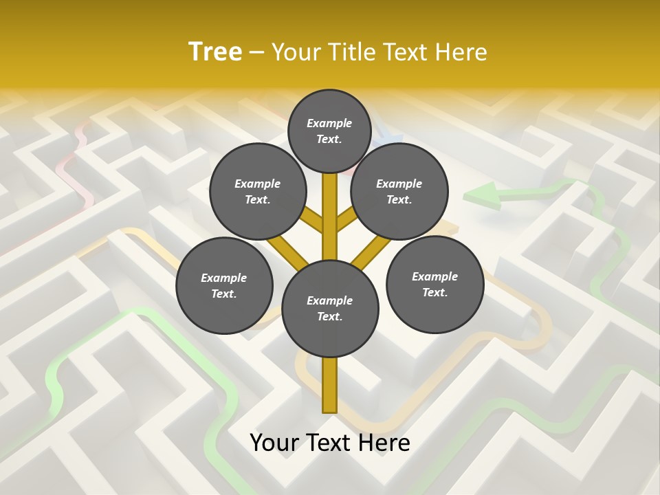 Decision Shape Technology PowerPoint Template