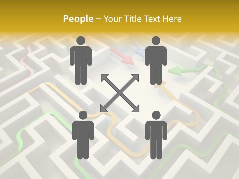 Decision Shape Technology PowerPoint Template