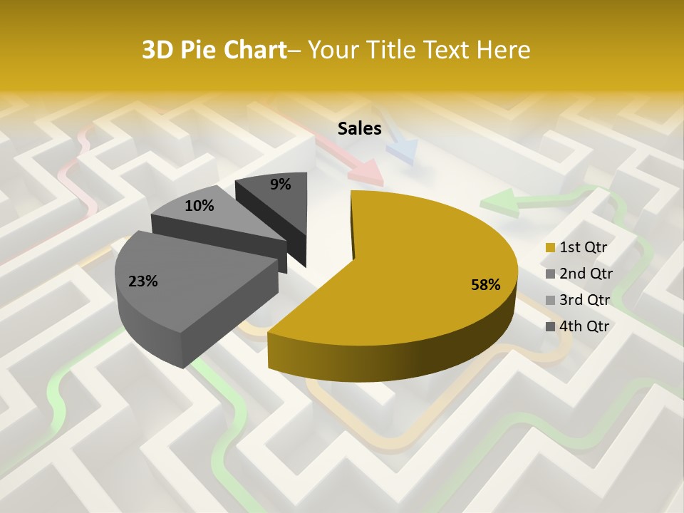 Decision Shape Technology PowerPoint Template