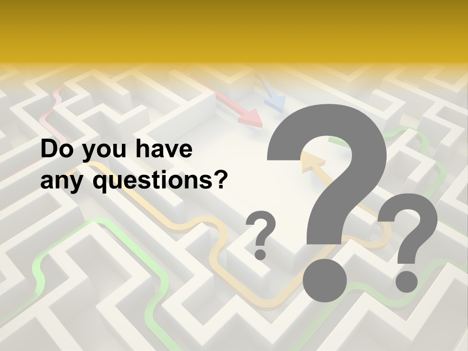 Decision Shape Technology PowerPoint Template