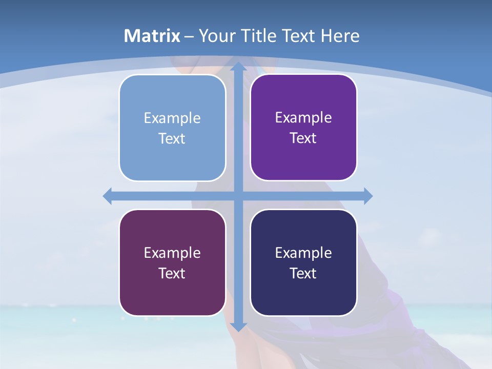 Vacation Turquoise Ocean PowerPoint Template