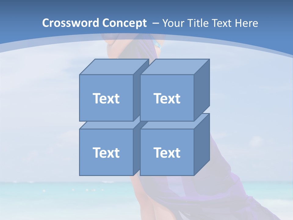 Vacation Turquoise Ocean PowerPoint Template