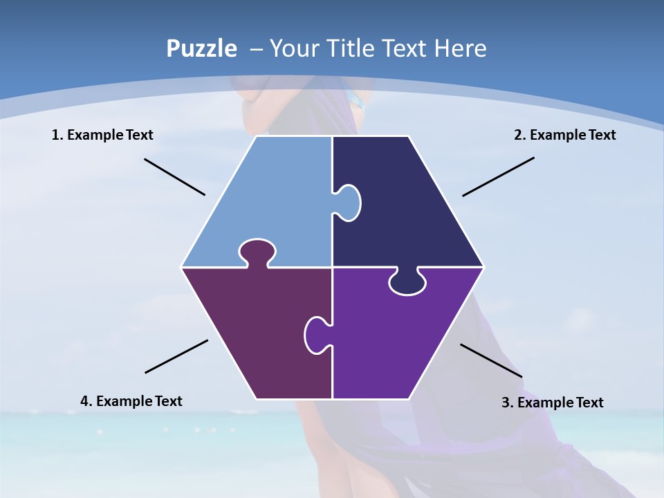 Vacation Turquoise Ocean PowerPoint Template