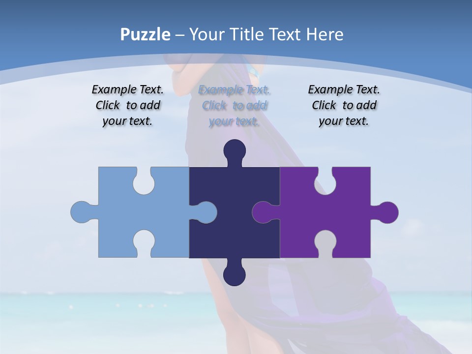 Vacation Turquoise Ocean PowerPoint Template