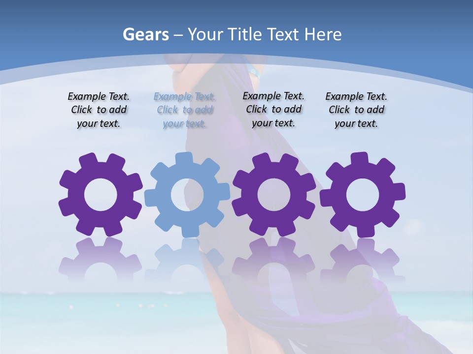 Vacation Turquoise Ocean PowerPoint Template