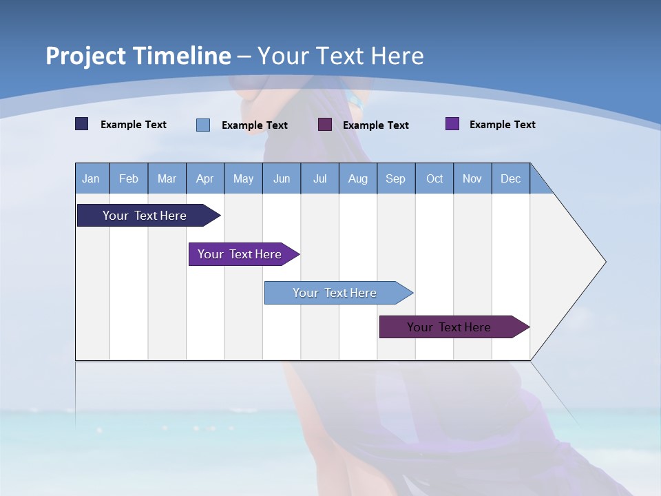 Vacation Turquoise Ocean PowerPoint Template