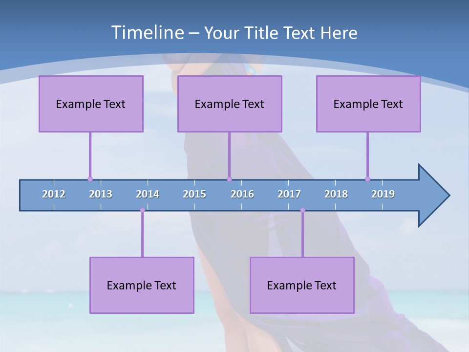 Vacation Turquoise Ocean PowerPoint Template