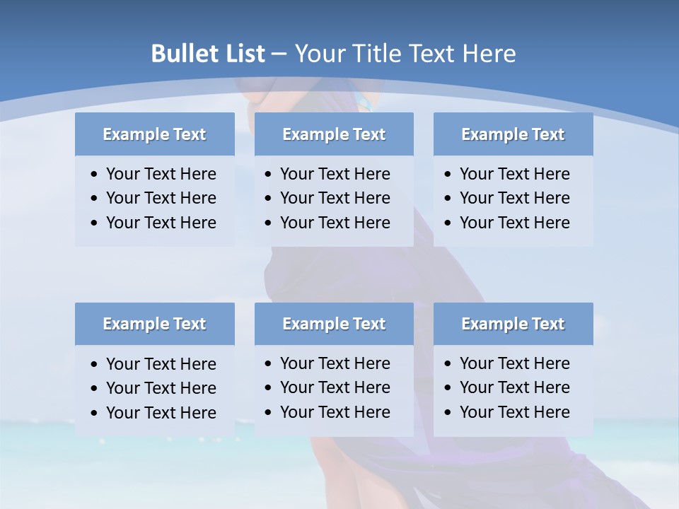 Vacation Turquoise Ocean PowerPoint Template