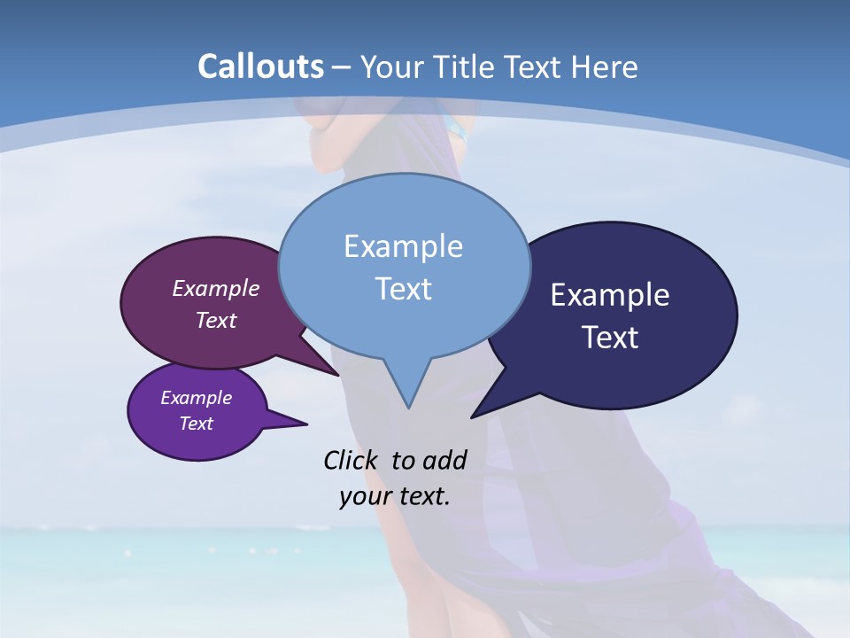 Vacation Turquoise Ocean PowerPoint Template