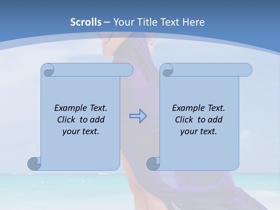 Vacation Turquoise Ocean PowerPoint Template