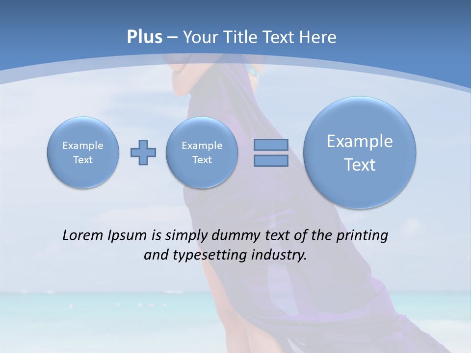 Vacation Turquoise Ocean PowerPoint Template