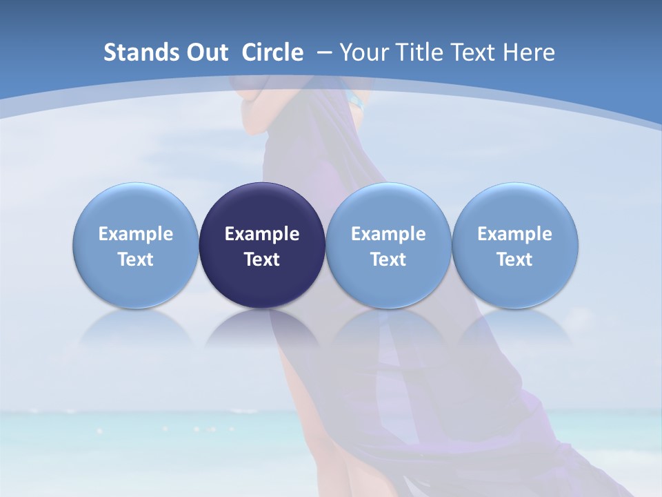 Vacation Turquoise Ocean PowerPoint Template