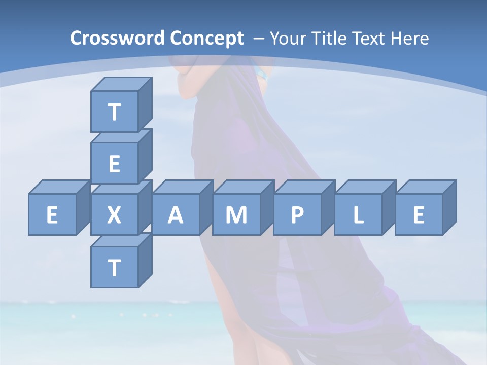 Vacation Turquoise Ocean PowerPoint Template