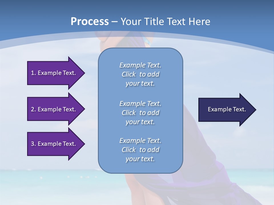 Vacation Turquoise Ocean PowerPoint Template