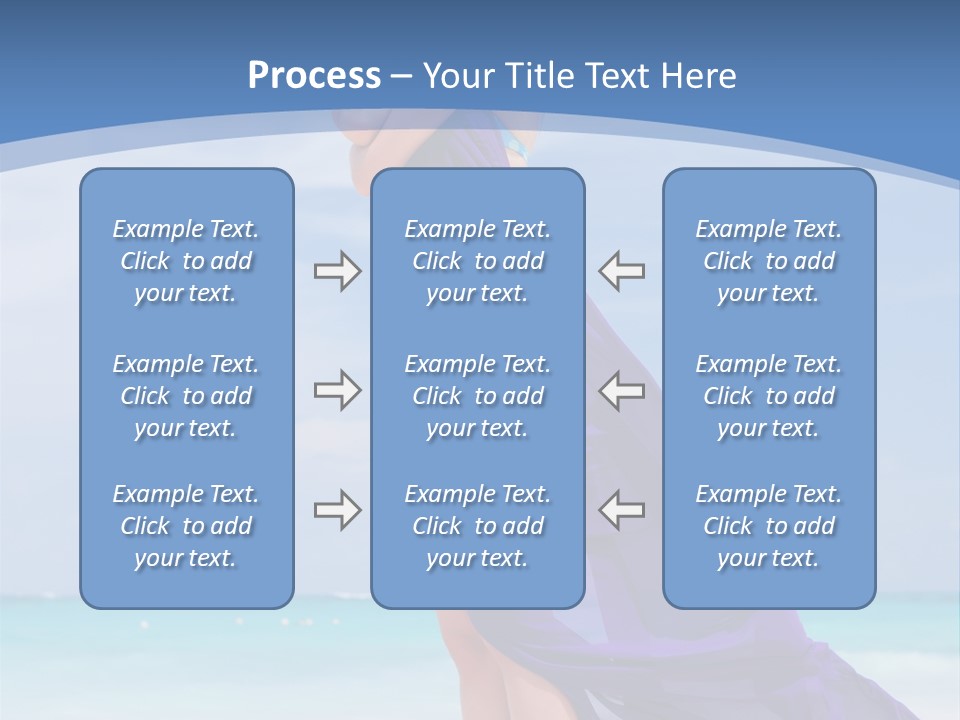 Vacation Turquoise Ocean PowerPoint Template