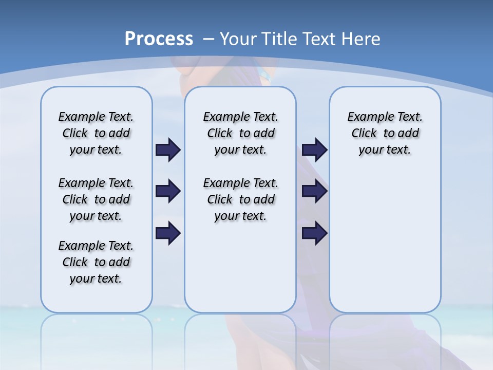 Vacation Turquoise Ocean PowerPoint Template
