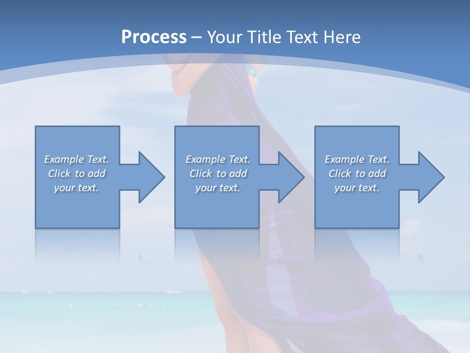 Vacation Turquoise Ocean PowerPoint Template