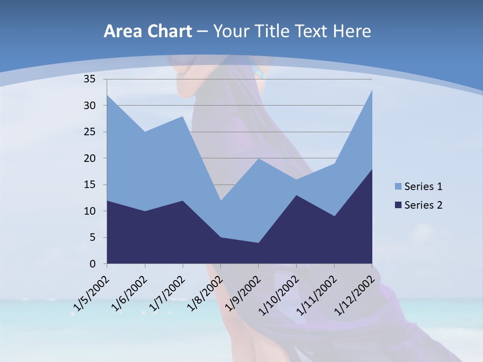 Vacation Turquoise Ocean PowerPoint Template