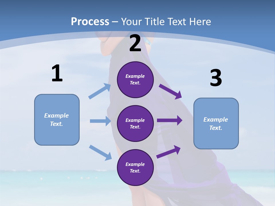 Vacation Turquoise Ocean PowerPoint Template