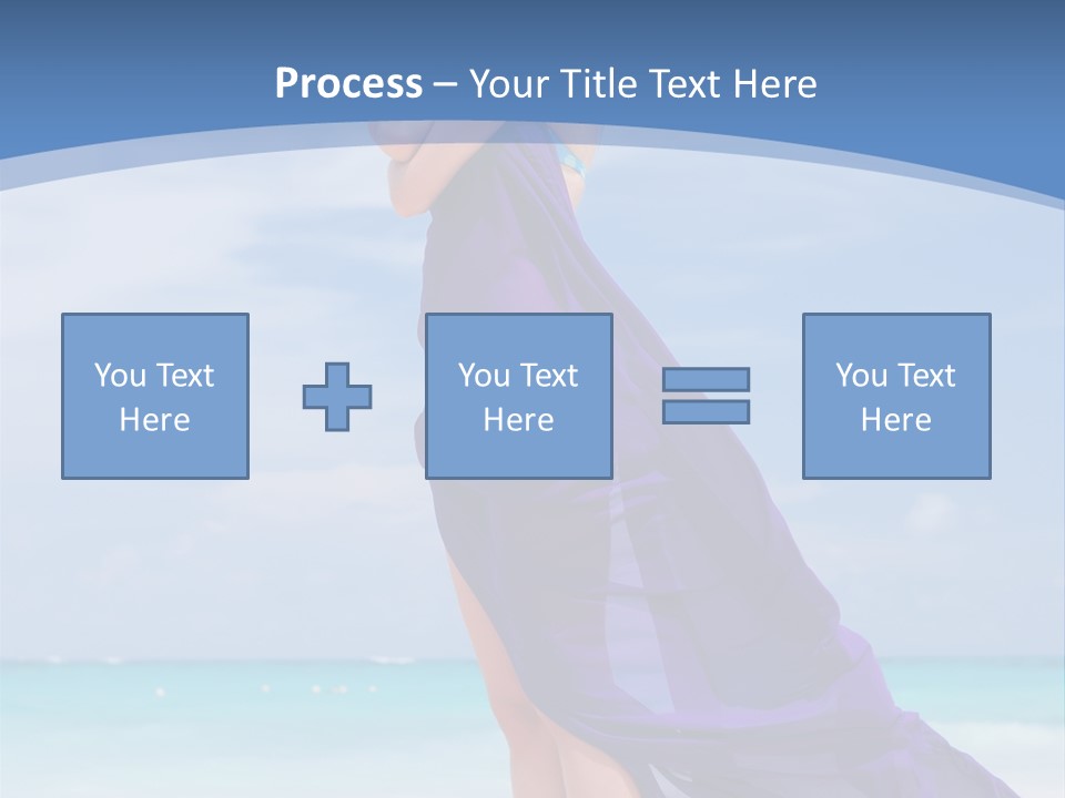 Vacation Turquoise Ocean PowerPoint Template