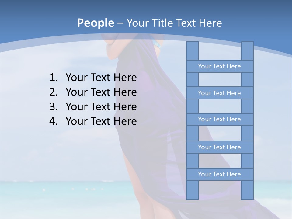 Vacation Turquoise Ocean PowerPoint Template