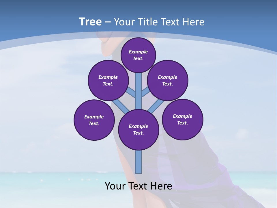 Vacation Turquoise Ocean PowerPoint Template