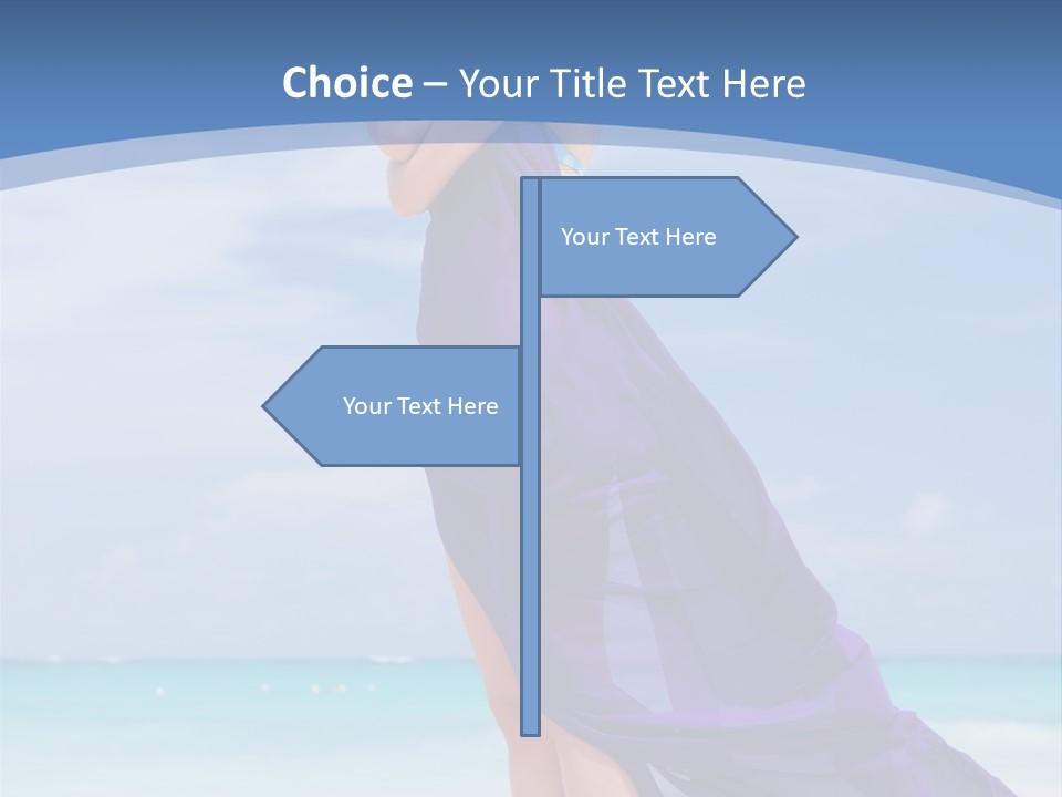 Vacation Turquoise Ocean PowerPoint Template