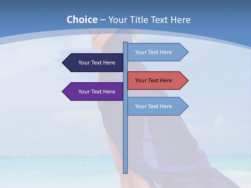 Vacation Turquoise Ocean PowerPoint Template