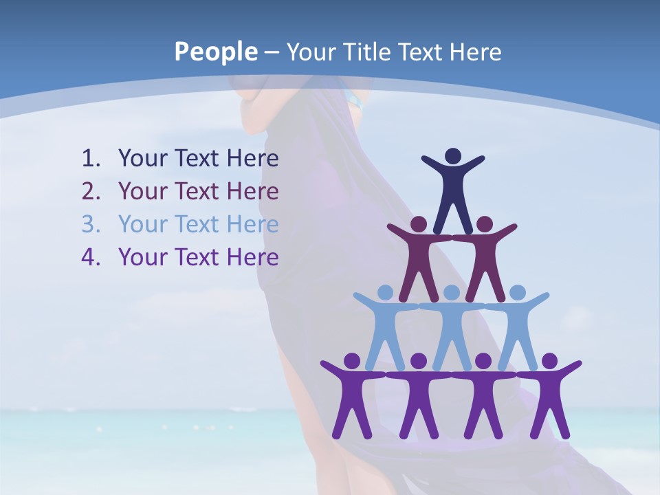 Vacation Turquoise Ocean PowerPoint Template