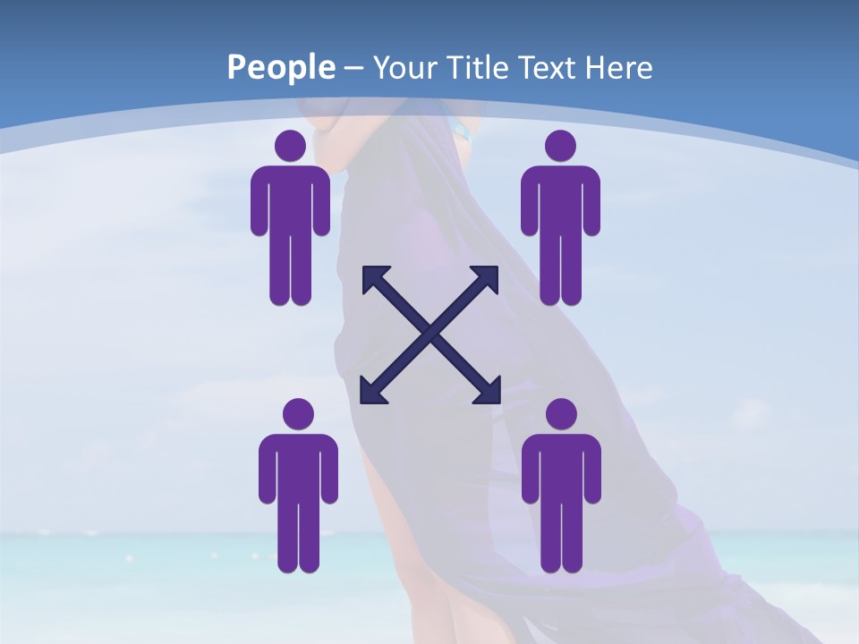 Vacation Turquoise Ocean PowerPoint Template