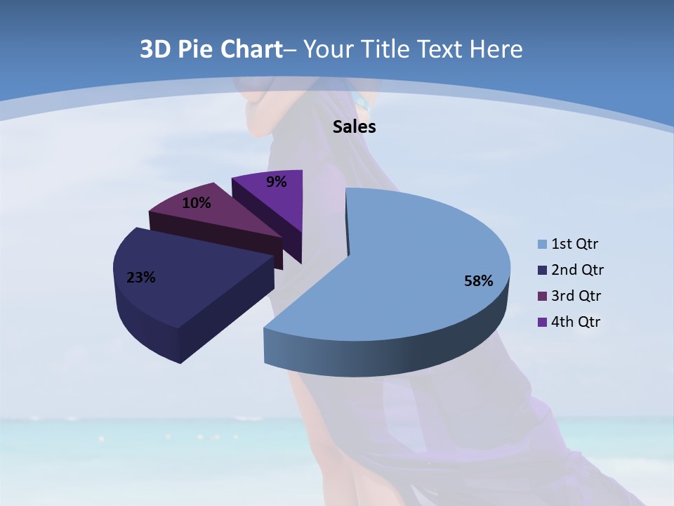 Vacation Turquoise Ocean PowerPoint Template