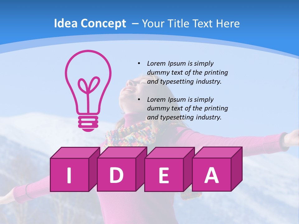 Individuality Contemplation Attractive PowerPoint Template