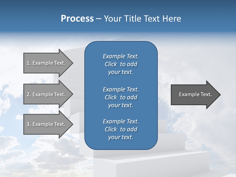Staircase Faith Freedom PowerPoint Template