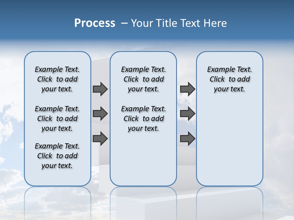 Staircase Faith Freedom PowerPoint Template
