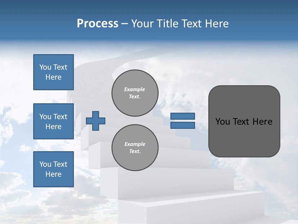 Staircase Faith Freedom PowerPoint Template