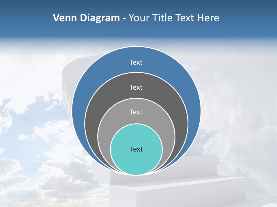 Staircase Faith Freedom PowerPoint Template