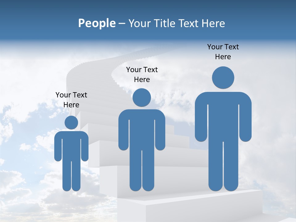 Staircase Faith Freedom PowerPoint Template