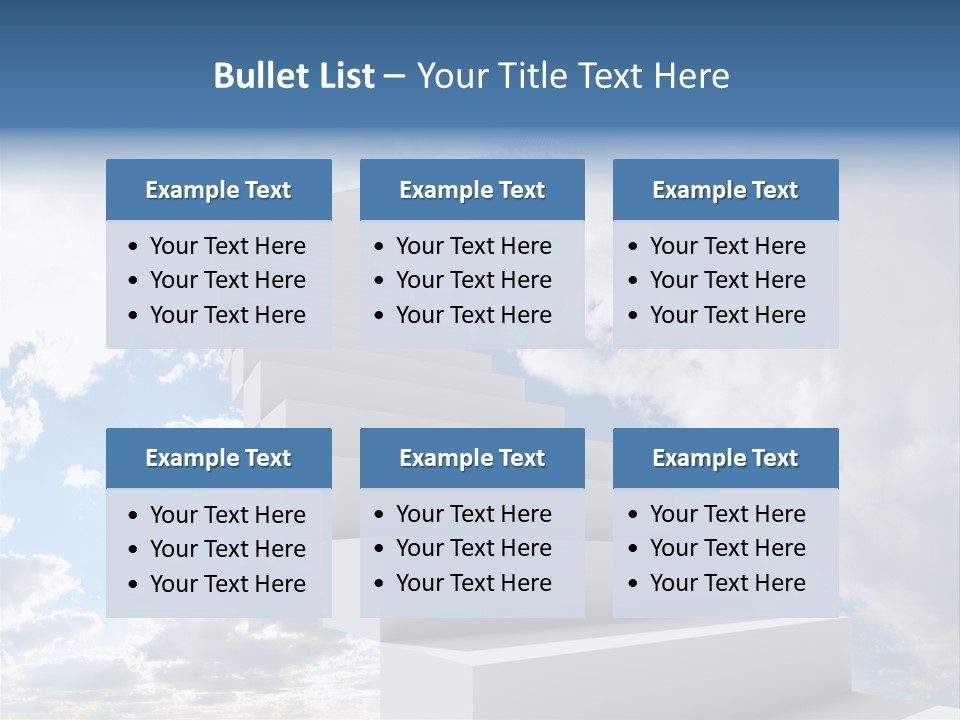 Background Air Cloud PowerPoint Template