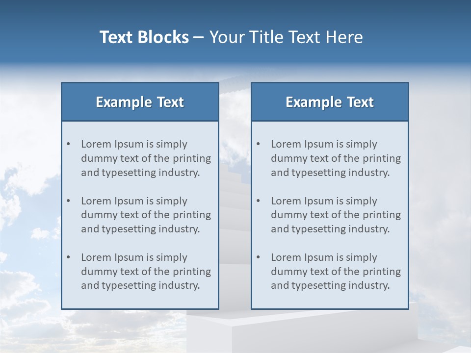 Background Air Cloud PowerPoint Template