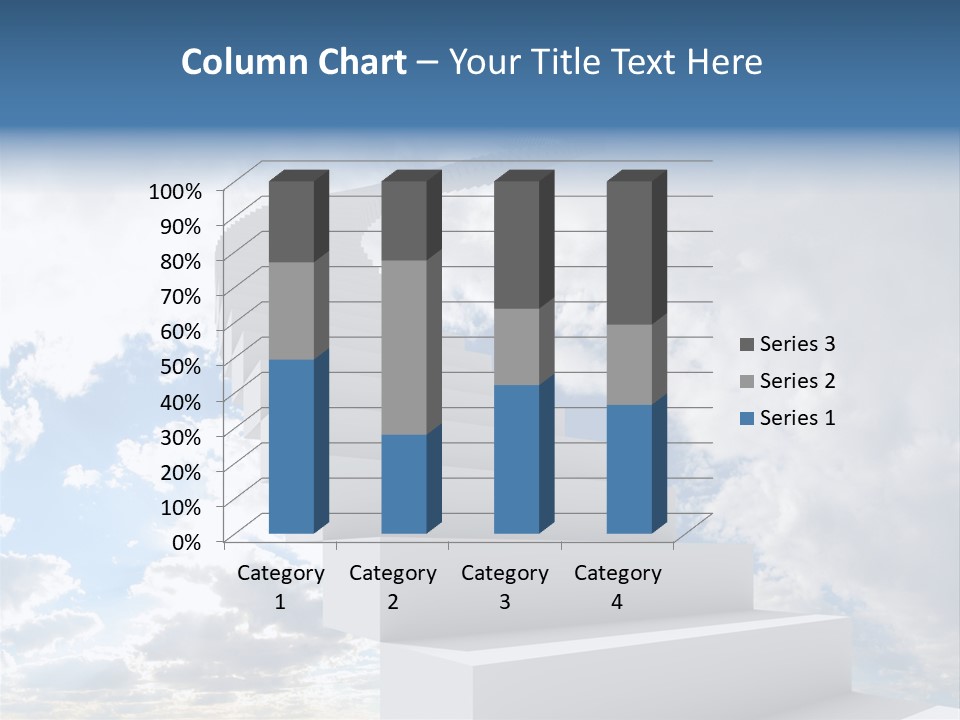 Background Air Cloud PowerPoint Template