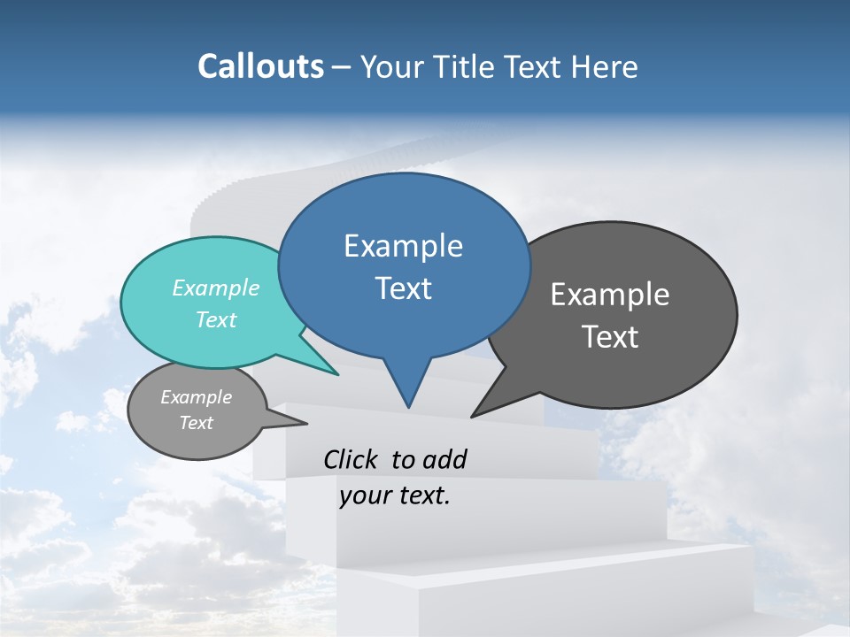 Background Air Cloud PowerPoint Template