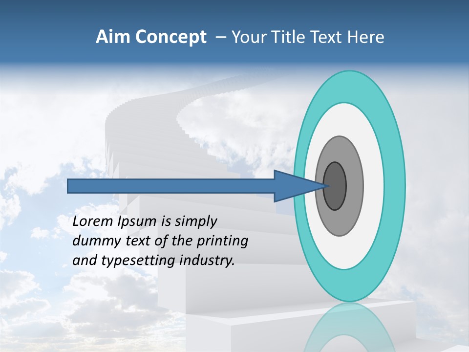 Background Air Cloud PowerPoint Template