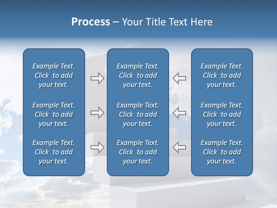 Background Air Cloud PowerPoint Template
