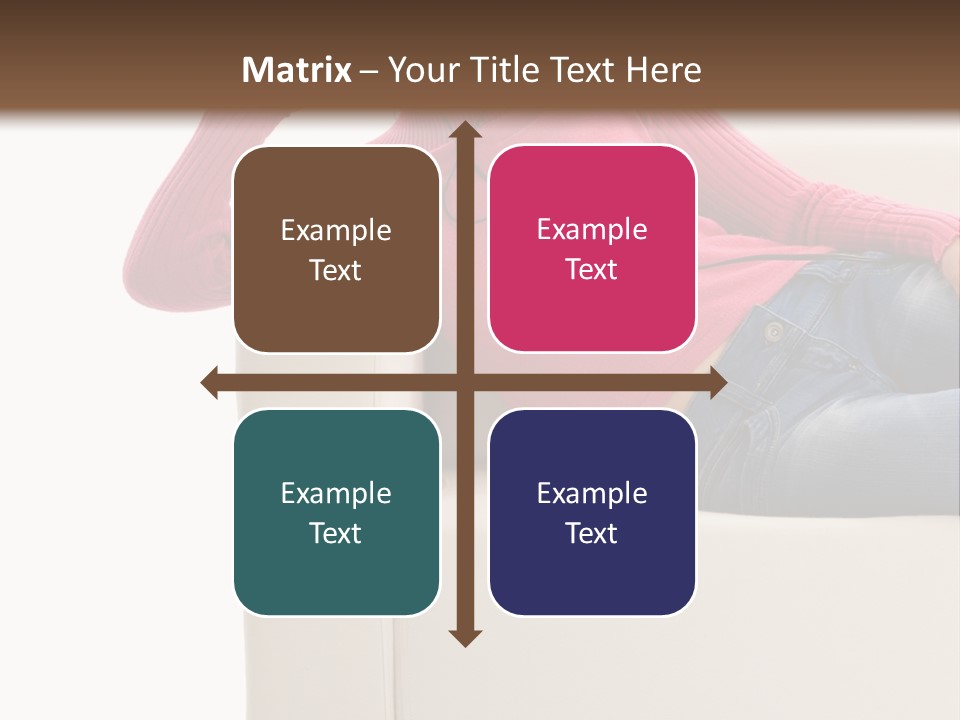 Isolated Party Girl PowerPoint Template