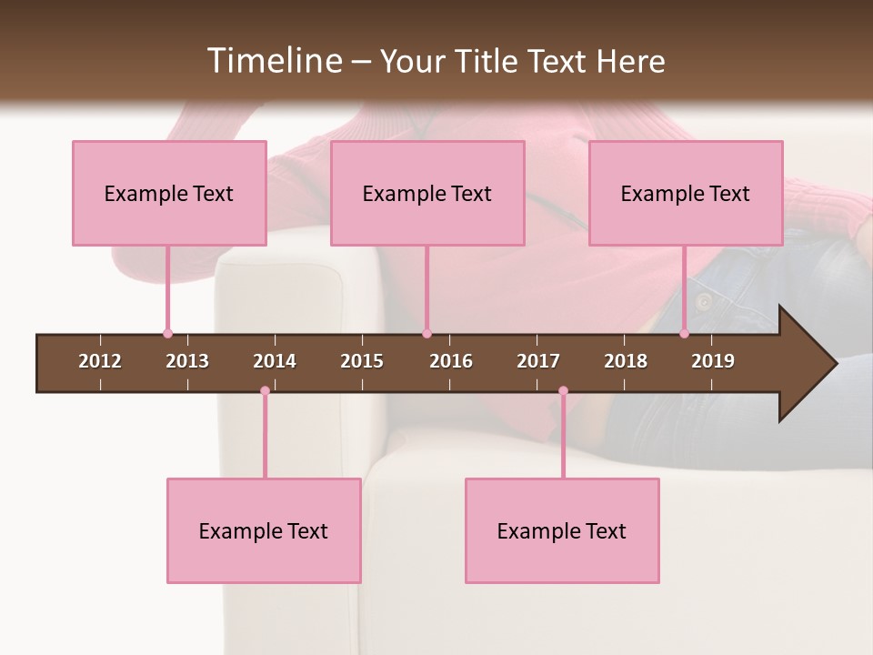 Isolated Party Girl PowerPoint Template