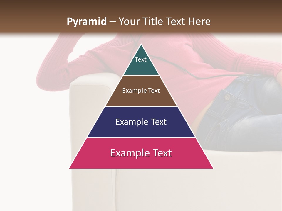 Isolated Party Girl PowerPoint Template